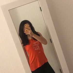 Woman’s Bright Red Sports Tank